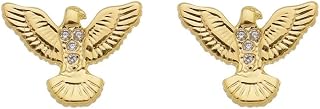 Brinco Espírito Santo Folheado a Ouro 18k com Zircônias