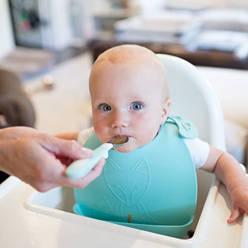 Dr. Brown’s Designed To Nourish Soft-Grip Spoon And Fork Set, Teal #TOP4