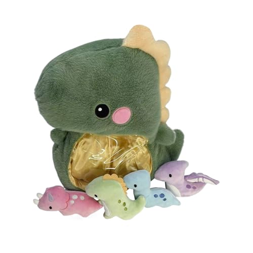Felpa Dinosaurios | Almohada mullida de peluche suave de dibujos animados, felpa suave y para decoración infantil, sofá, dormitorio, cama, coche, salón