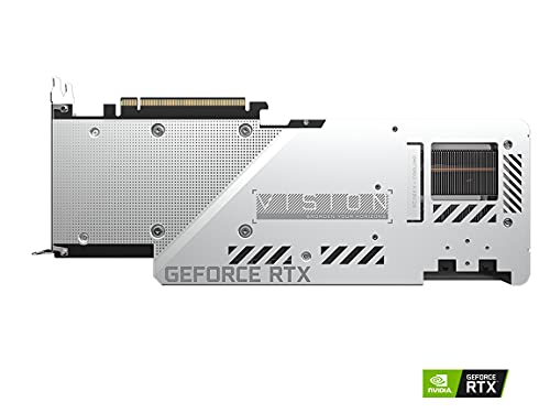 Image of GIGABYTE GeForce RTX 3080 Ti Vision OC 12G Graphics Card, 3X WINDFORCE Fans, 12GB 384-bit GDDR6X, GV-N308TVISION OC-12GD Video Card
