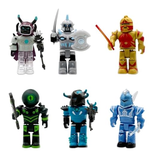 Mini Roblox Figures Set, 6 Piezas Decoración de Tarta, Mini Figuras Cake Toppers, Decoración de Fiesta de Cumpleaños para Niños Cumpleaños Pastel Decoración Suministros