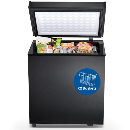 Image of Electactic Compact Chest Freezer 2.0 Cubic Feet, Black