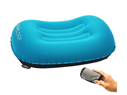 TREKOLOGY Ultralight Inflating Travel/Camping Air Pillows (blue