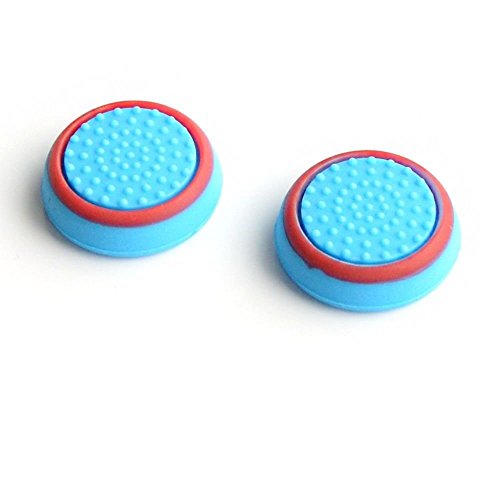 Carcasa de silicona para mandos de juegos de PS4, Xbox One, PS3, Xbox 360, PS2, color azul y rojo
