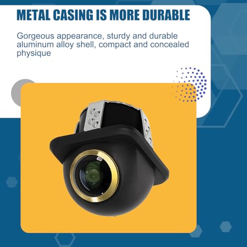 TNAIYH Car Backup Camera, AHD 1080P 170 Degree Wide View Angle Vehicle Reverse Parking Camera, Clear Night Vision Waterproof Rearview Back up Accessories for Truck SUV Sedan (Style2)