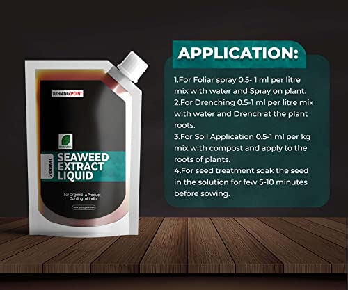 Image of B Natural Organic Seaweed Extract liquid For Spray On Plants & Garden (1, Seaweed 200ml)