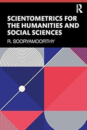 Buy Scientometrics for the Humanities and Social Sciences — BookShops.in