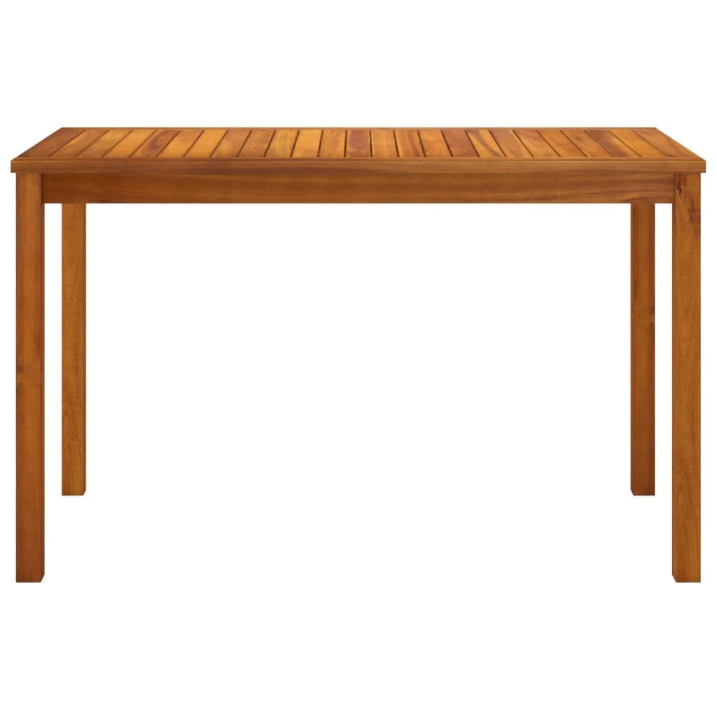 vidaXL Tavolo da Giardino 110x55x67 cm Legno Massello d'Acacia