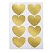 liderstar Gold Wall Decal Dots (218 Decals Including Free 8 Hearts),Removable Gold Wall Decor -Window Decals 2