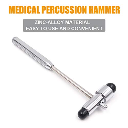 Flyh Buck Neurological Hammer, Tromner Reflex Hammer With Needle And Brush, For Neurologic Reflex Diagnosis And Testing #TOP2