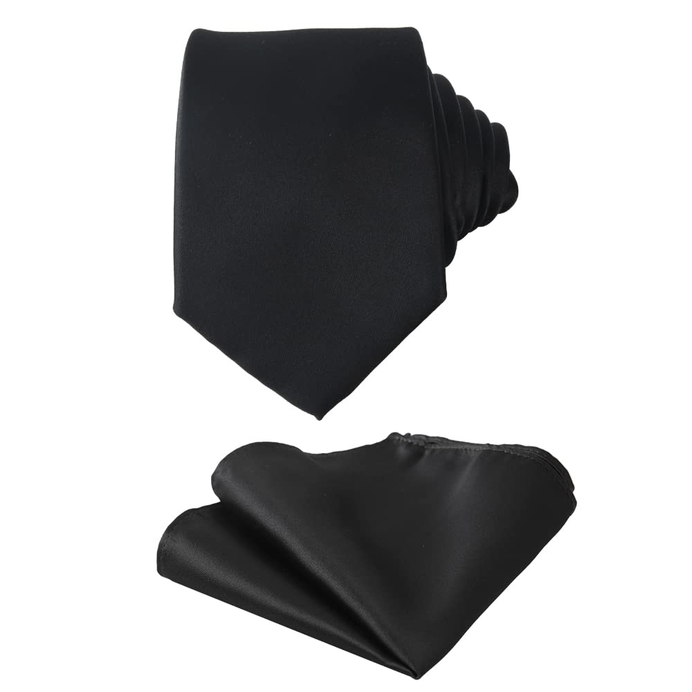 Solid Color Ties for Men, Mens Ties, Adjustable Mens Tie, Necktie for Business and Wedding