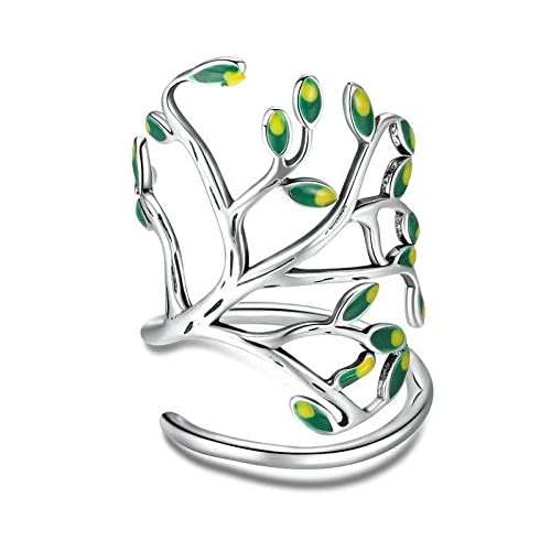 Bague ajustable arbre de vie argent S925 : oubliez les problèmes de taille de doigt