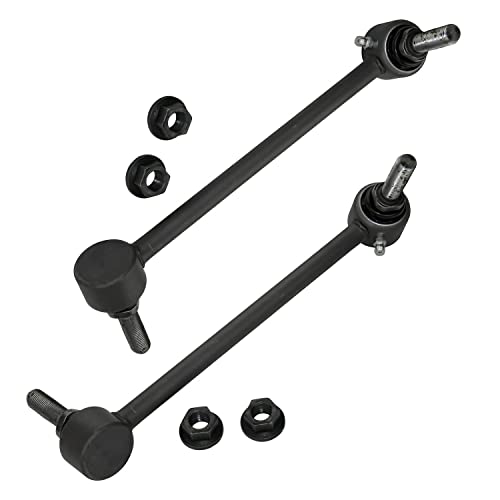 Image of Detroit Axle - AWD 8pc Front End Suspension Kit for 2013-2019 Cadillac ATS 4 Lower Forward Rearward Control Arms 2 Sway Bar Links 2 Outer Tie Rods 2014 2015 2016 2017 2018 Replacement