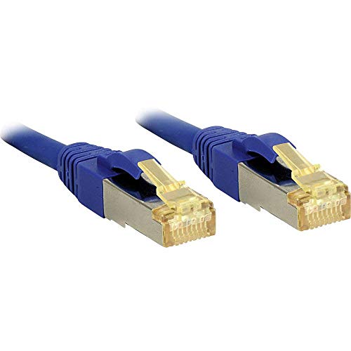Lindy Câble réseau Cat.7 S/FTP, cuivre, LSOH, 600MHz, Bleu, 3m