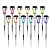 Solar Lights Outdoor Waterproof, Stainless Steel LED Landscape Lighting Outdoor Solar Lights for Outside Solar Garden Lights for Pathway, Walkway, Patio, Yard, Lawn - 12 Pack ( Multicolor )