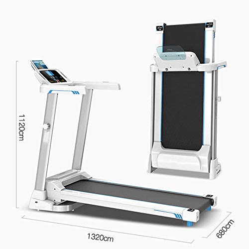Caminadora eléctrica plegable con amortiguación y pantalla LCD miniatura 7