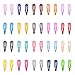 Pinza de Pelo para Niñas,50 Pack Colores Pelo Horquillas de Metal Orquillas Pelo Mini Clip para Pequeños Niños Bebés Mujeres 3CM