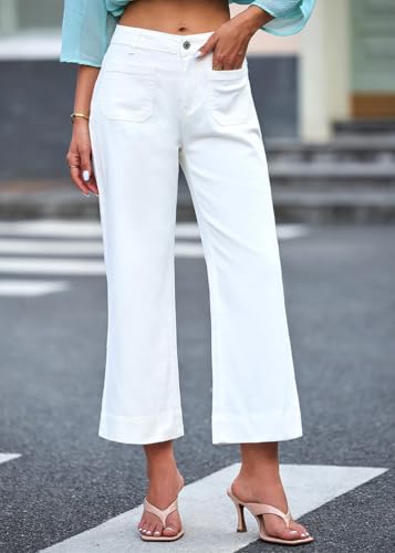 Jean boyfriend taille haute coupe 7/8 aux finitions soignées - 2
