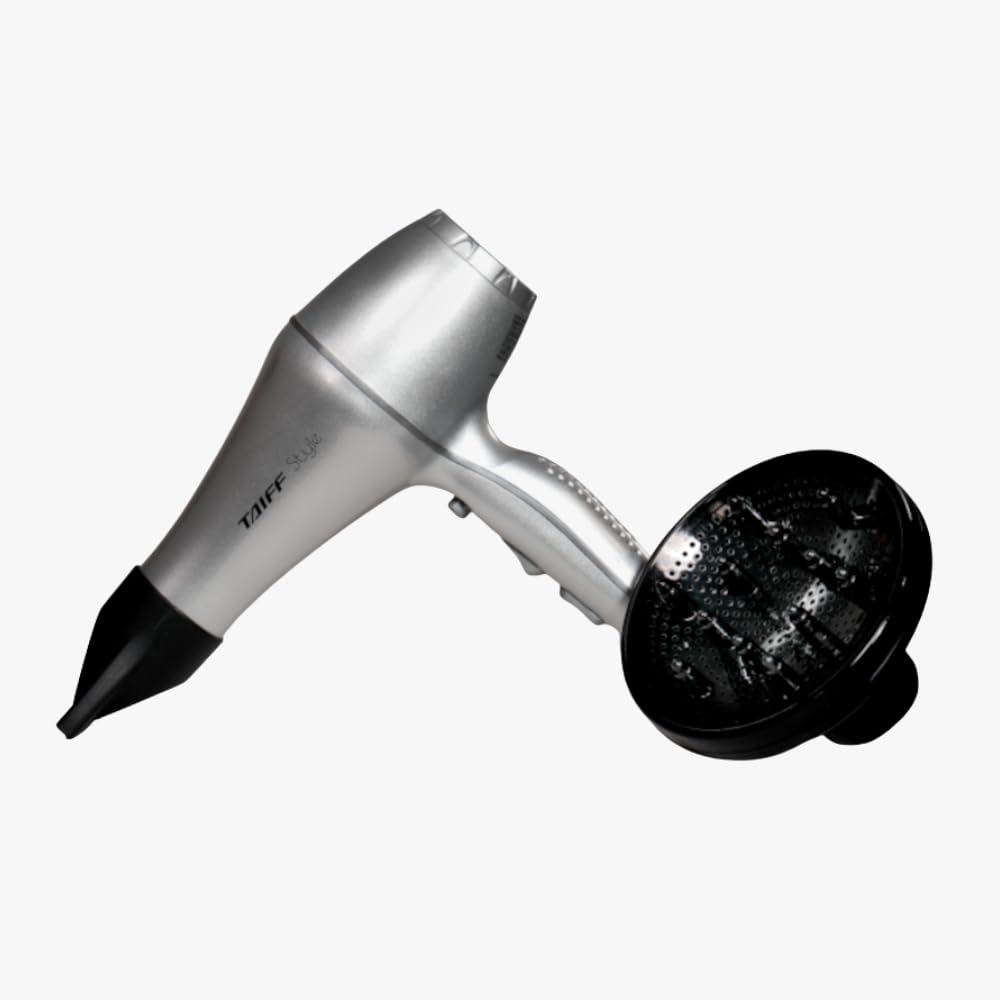 Taiff Style IonSense Professional Hair Dryer 1875W Ionic Ceramic Blow Dryer with Diffuser Lightweight Travel Friendly Dual Voltage