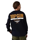 [Avirex] [アヴィレックス] LONG SLEEVE T-SHIRT TOPGUN/長袖 Tシャツ トップガン メンズ L 120 ネイビー