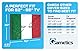 TV Covers Outdoor 55 inch | Waterproof and Weatherproof TV Covers | Outdoor TV Enclosure | Smart Shield TV Screen Protector for Outside TV | Cover for Moving | TV Display Protectors - Italy Flag