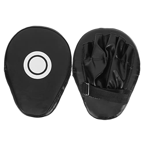 KOMBIUDA Almohadillas De Boxeo 2pcs Manoplas De Entrenamiento Curvas para Kickboxing Muay Thai y Artes Marciales Almohadillas De Enfoque para Práctica De Golpes y Técnicas De Combate