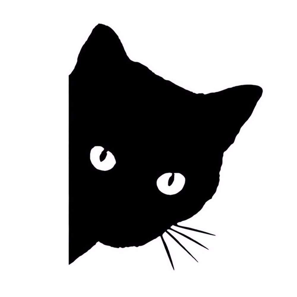Amazon.co.jp: [JASDESIGN] 猫 ステッカー 車 バイク ヘルメット 傷 