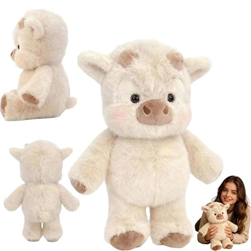 OALYGEI Peluche che Corre, Peluche Vitello Che Corre, 45 cm Pupazzo Animale Morbido, Animale in Posizione di Corsa Per Uomini, Donne, Bambini E Ragazzi 2026 Nuovo (Kaki)