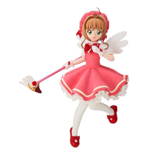 Banpresto Figurine d'action Sakura Kinomoto Cardcaptor Sakura Clow Card 20 cm, BP28647P Multicolore, Figurine à Collectionner, idéale pour Les Fans d'Anime