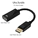 immagine 4ICZI Adattatore DisplayPort a HDMI 1080P, Cavo DP Maschio su HDMI Femmina, Connetori Dorati, Convertitore HDMI con Cappuccio Antipolvere per HDTV, Monitor, Proiettori, Portatili e Altri