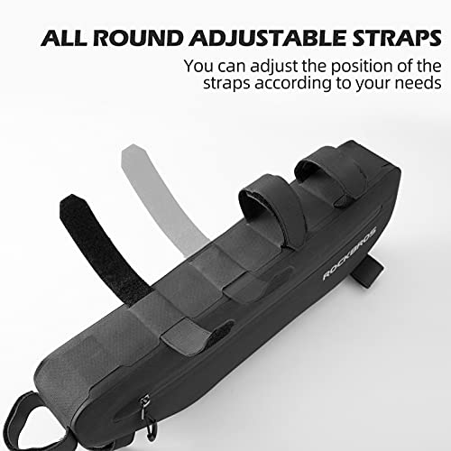 ROCKBROS Bike Frame Bag Water Resistant Bike Triangle Bag Bicycle Under Top Tube Bag Corner Pouch Storage Bag - Image 3