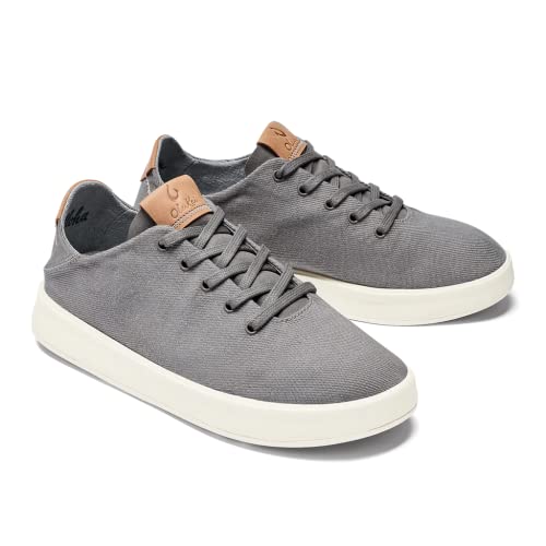 Olukai Ki'ihele Li Women's Slip On Sneakers, Casual Everyday Shoes With Drop-In Heel & Breathable Mesh Design, Lightweight & All-Day Comfort, Fog/Fog, 7.5 #TOP4
