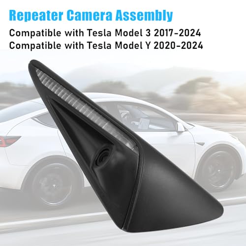 Image of Jaronx for Tesla Right Side Repeater Camera Assembly Model 3 Y 2017-2024 | Right Front Fender Turn Signal Camera Replacement for Tesla, Replace 1495865-20-C (Right)
