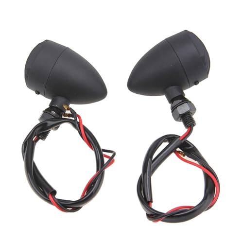 Clignotants avant de moto LED vintage et feux stop universels pour custom