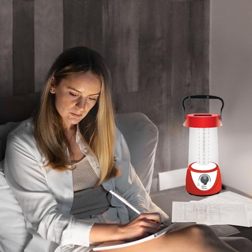 Image of Epyz Portable Solar Rechargeable Emergency Lantern with 60 LED Light | 360 Degree | 2400mAH Battery | Ideal for Hanging, Camping, Home, Indoor, Outdoor [White Light, Pack of 1]