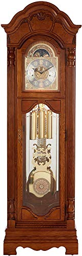 image for Howard Miller Kinsley Floor Clock 611-196 – Golden Oak Grandfather V