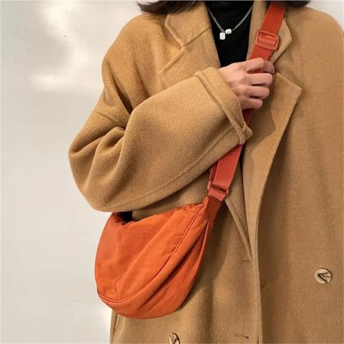 Simple Design Women's Messenger Bag Fashion Ladies Nylon Hobos Small Shoulder Bags Vintage Female Girls Purse Cloth Handbags2
