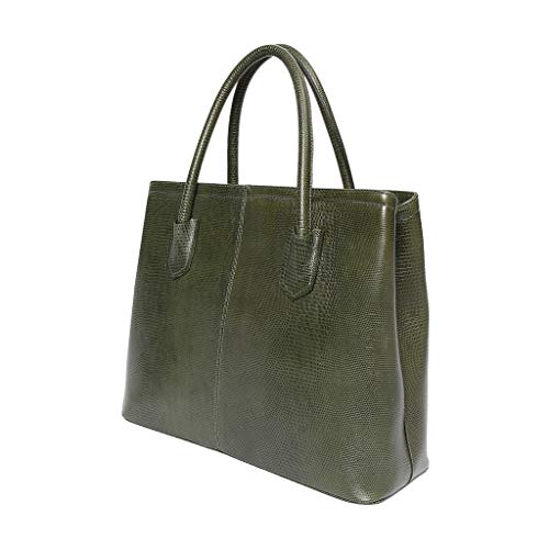 Bolsa de Couro Griffazzi Verde Militar