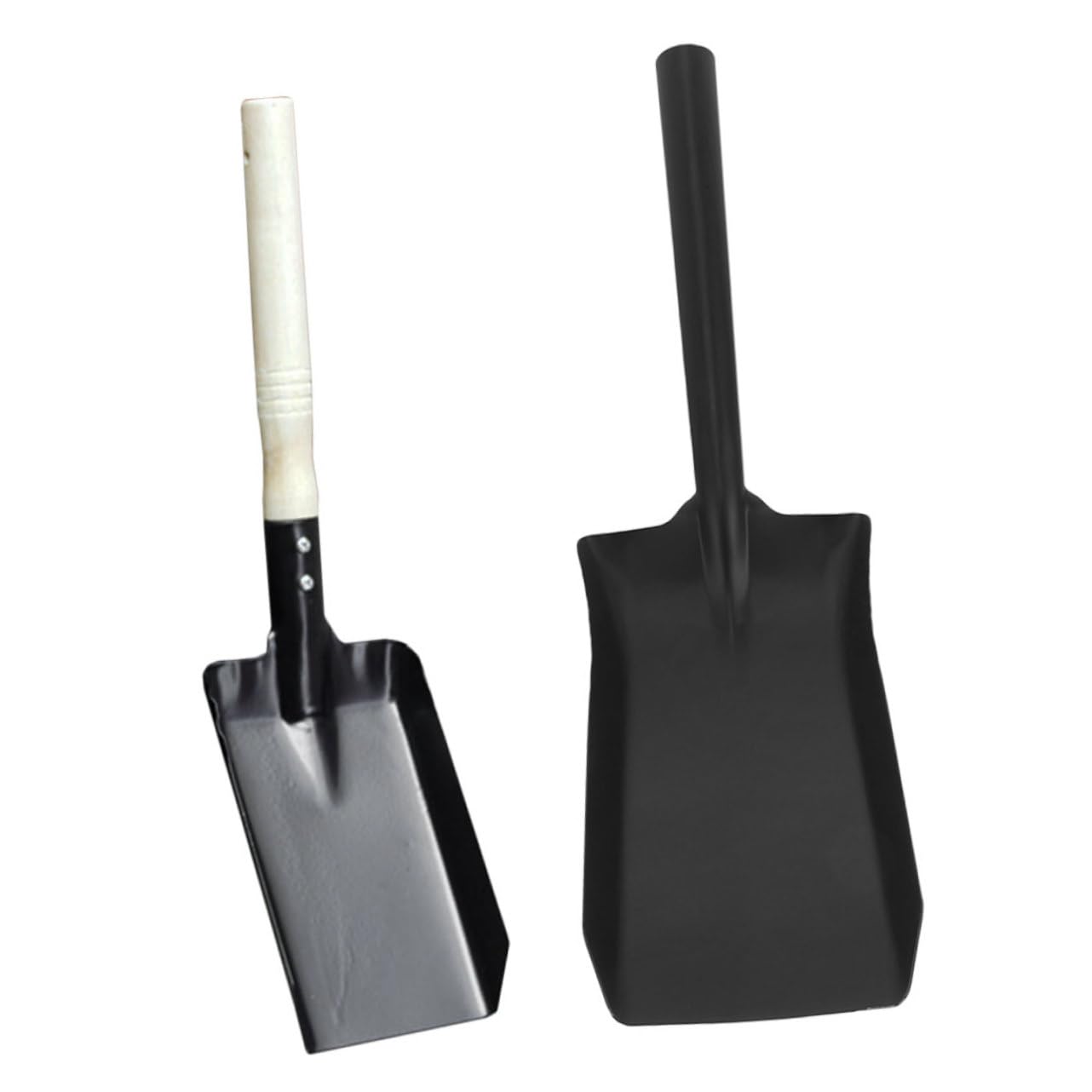 POPETPOP 2 Pezzi Set Di Coltivatori Da Giardino Pala in Ferro Mini Attrezzo Da Giardinaggio Per Diserbo Rimozione Della Neve Uso Esterno