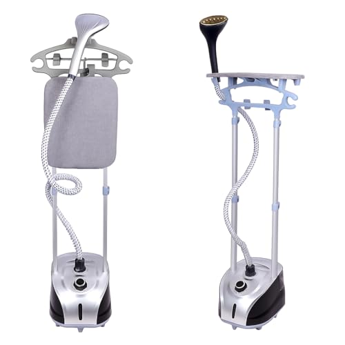 Libra Steam Iron with Stand, 11 Heat Modes & 1950 Watts Standing Iron Steamer for Clothes with 20...