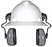 MSA 10129327 Sound Control Classic Helmet Mounted Hearing Protection, dBa 25 – SH, Fits Slotted Full-Brim Hard Hats, Cushioned Ear Pads, Earmuffs Adjustable for Custom Fit. Gray