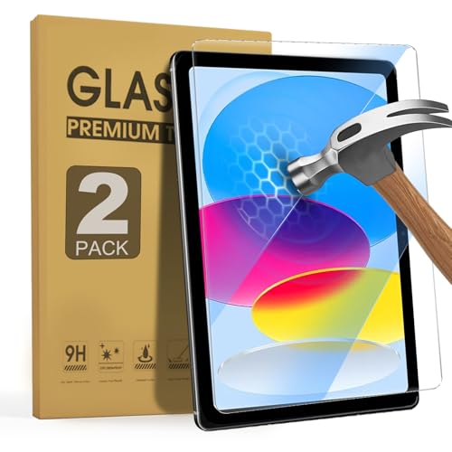 ZenRich [2 Pack Anti Blue Light Tempered Glass Screen Protector for iPad 11th (A16) 2025/iPad 10th Generation 10.9'' 2022 – HD Clarity, Eye Protection, Scratch Resistant, Easy Install