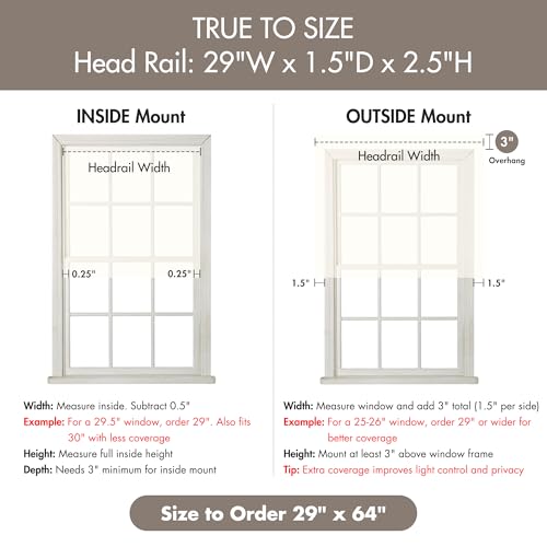 image for Madison Park Galen Cordless Roman Shade, 29