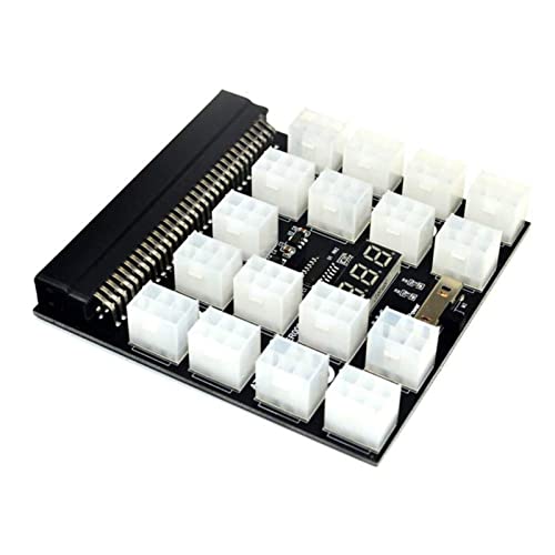 CEKGDB 12V PCI-E 12/17x 6ピン電源アダプタサーバ電源ブレイクアウトボード HP 1200W 750W PSUサーバ GPU BTC鉱山(17 x 6 pin)