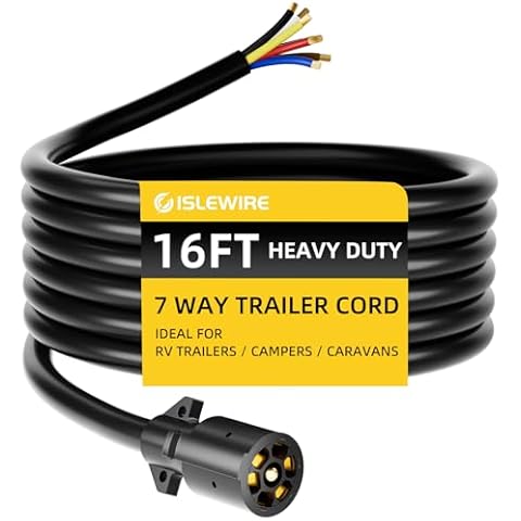 islewire Heavy Duty 7 Way Trailer Cord Cover
