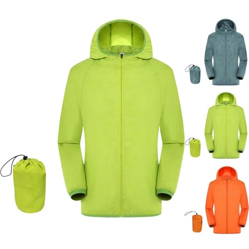 Trainingsjacke Hundesport Damen Regendicht Windbreaker Jacken Herren Mäntel Jacken (Grey, L)