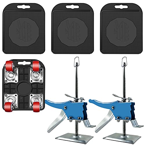 CREEYA 2 kit de Levage de Jack de Meubles avec 4 Curseur pour Meubles Robustes de Meubles, des Outils de Rouleaux de Meubles de sécurité faciles à déplacer pour Le canapé-Meuble de Lavage TV Cover