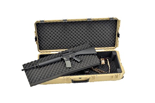 Skb Injection Molded 40-Inch Wide Double Bow/Short Rifle Case (Desert Tan),3I-4217-Db-T #TOP2