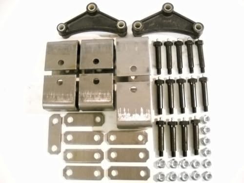 Everything for trailers, RVs and trucks and more - Tandem For Axle Spring Hanger Kit Suspension Short Equalizer w/Wet Bolts 3500-7000 (FS1XN-2424)