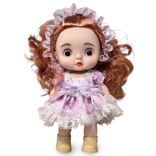 Image of Mimi Doll with Cute Big Eyes & Long Hair in Gift Box - Baby Toy Dolls for Kids 3+ Years | Premium Toys in for Children